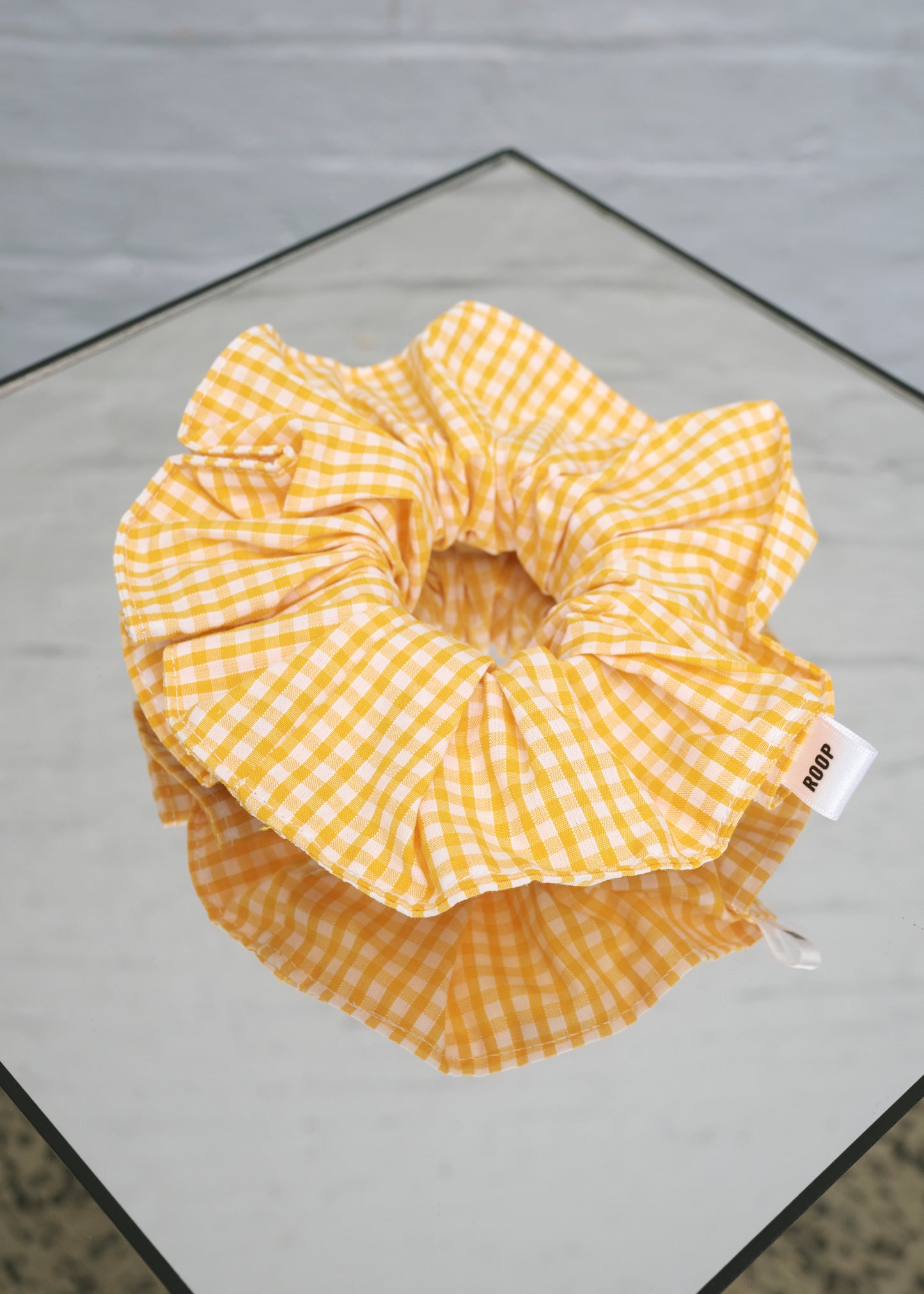 Melissa Scrunchie Yellow Check