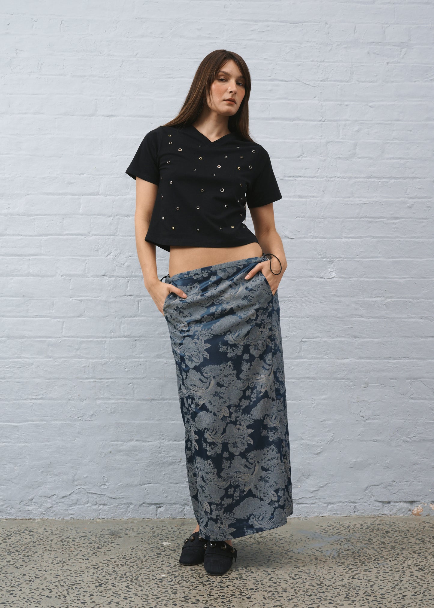 Echo Skirt Jacquard