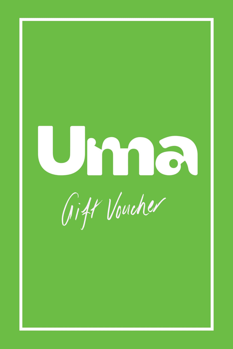UMA Store Gift Voucher